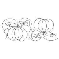 pumpkin border simple